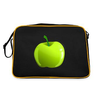 Apple - Retro Bag - black/gold - Back