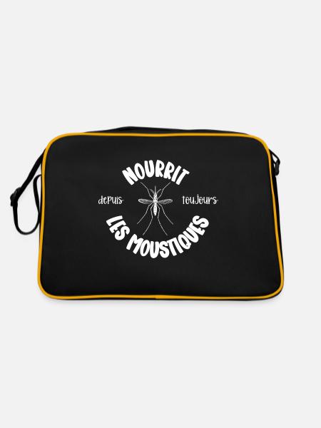 nourrit les moustiques - Sac Retro - noir/or - Dos