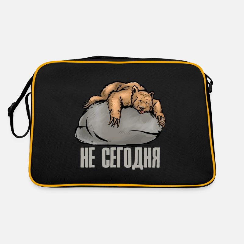 Bears Office Today Not in Russian Bear Russians Retro Bag