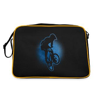 BMX Vélo BMX Garçons Vélo Hommes Cyclisme - Sac Retro - noir/or - Dos