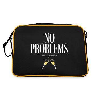 and Prosecco - No Problems But Prosecco - Retro Bag - black/gold - Back
