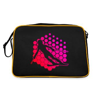 Ski Ski acrobatique Ski de sports d’hiver homme - Sac Retro - noir/or - Dos