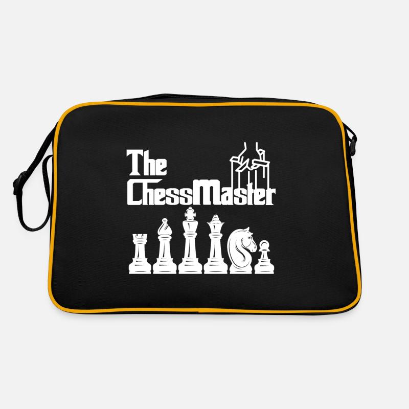 Lusitger Schachspieler Spruch I Schach Retro Tasche