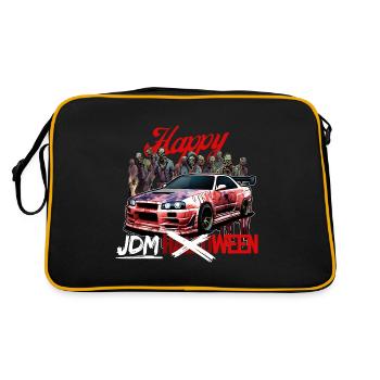 Jdm Halloween edition / Tuning Mechanic Costume - Retro Bag - black/gold - Back