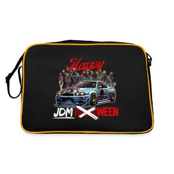 Jdm Halloween edition / Tuning Mechanic Costume - Retro Bag - black/gold - Back