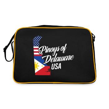 Les Philippins du Delaware conçoivent pour Proud Fil-Ams - Sac Retro - noir/or - Dos