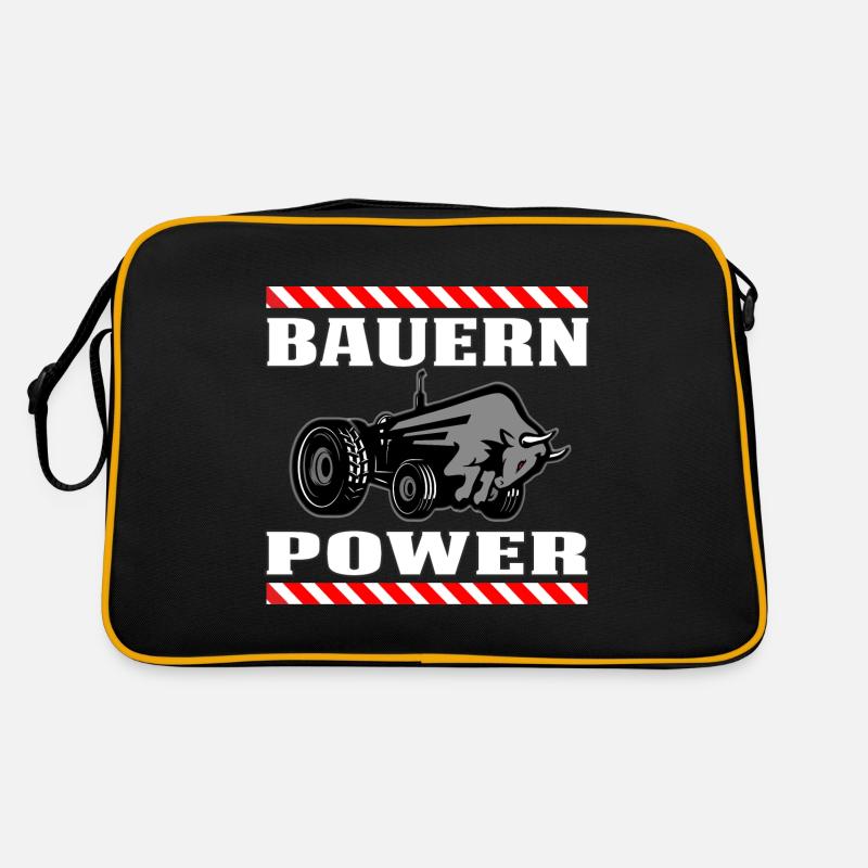 Bauern Power Retro Tasche