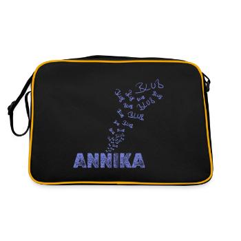 Annika - Sac Retro - noir/or - Dos