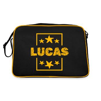 Lucas Lucas - Retro Bag - black/gold - Back