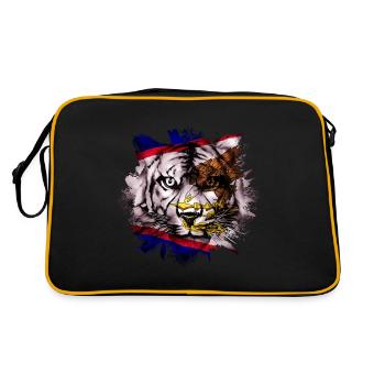 Samoa américaines - Sac Retro - noir/or - Dos