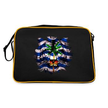 British Indian Ocean Territory - Retro Bag - black/gold - Back