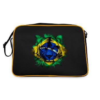 Brésil - Sac Retro - noir/or - Dos