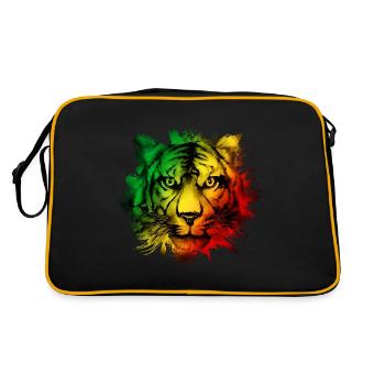 République du Congo - Sac Retro - noir/or - Dos