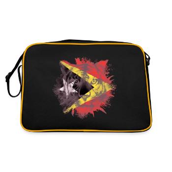 Timor oriental - Sac Retro - noir/or - Dos