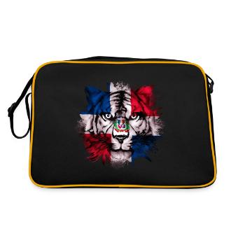 République dominicaine - Sac Retro - noir/or - Dos