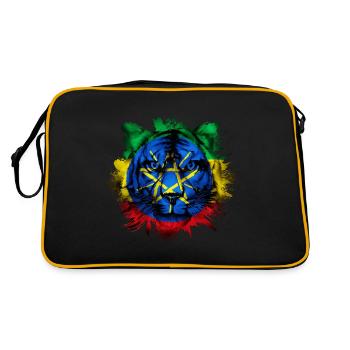 Ethiopia - Retro Bag - black/gold - Back