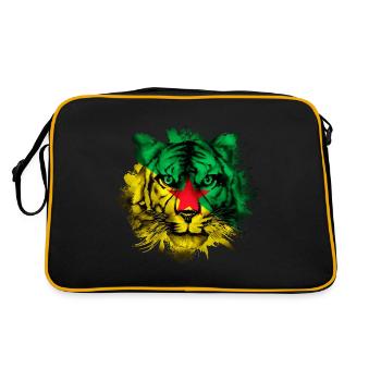 Guyane française - Sac Retro - noir/or - Dos