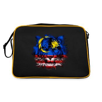 Malaysia - Retro Bag - black/gold - Back