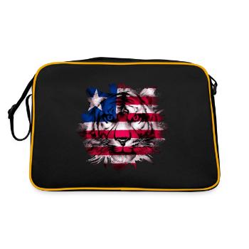 Libéria - Sac Retro - noir/or - Dos