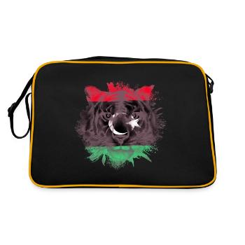 Libéria - Sac Retro - noir/or - Dos