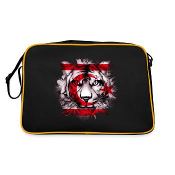 Nordzypern - Retro Tasche - Schwarz/Gold - Hinten