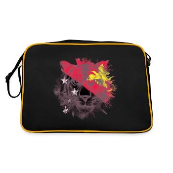 Papouasie-Nouvelle-Guinée - Sac Retro - noir/or - Dos
