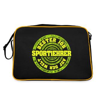 Physical education as a job - Retro Bag - black/gold - Back