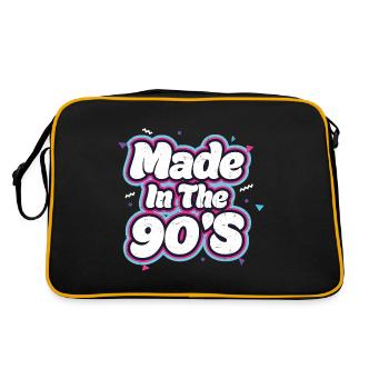 années quatre-vingt-dix - Sac Retro - noir/or - Dos