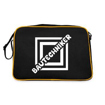 Technicien du bâtiment en tant que métier - Sac Retro - noir/or - Dos