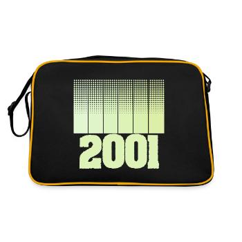 2001 - Sac Retro - noir/or - Dos