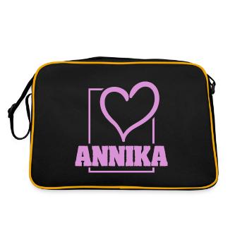 Annika en tant que Bachelorette - Sac Retro - noir/or - Dos