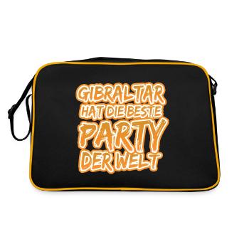 Gibraltar - Sac Retro - noir/or - Dos