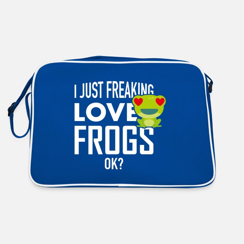 Grenouille J’aime les grenouilles Sac Retro