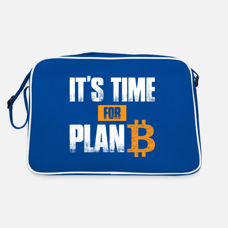 C’est l’heure du plan B - Bitcoin Blockchain Sac Retro