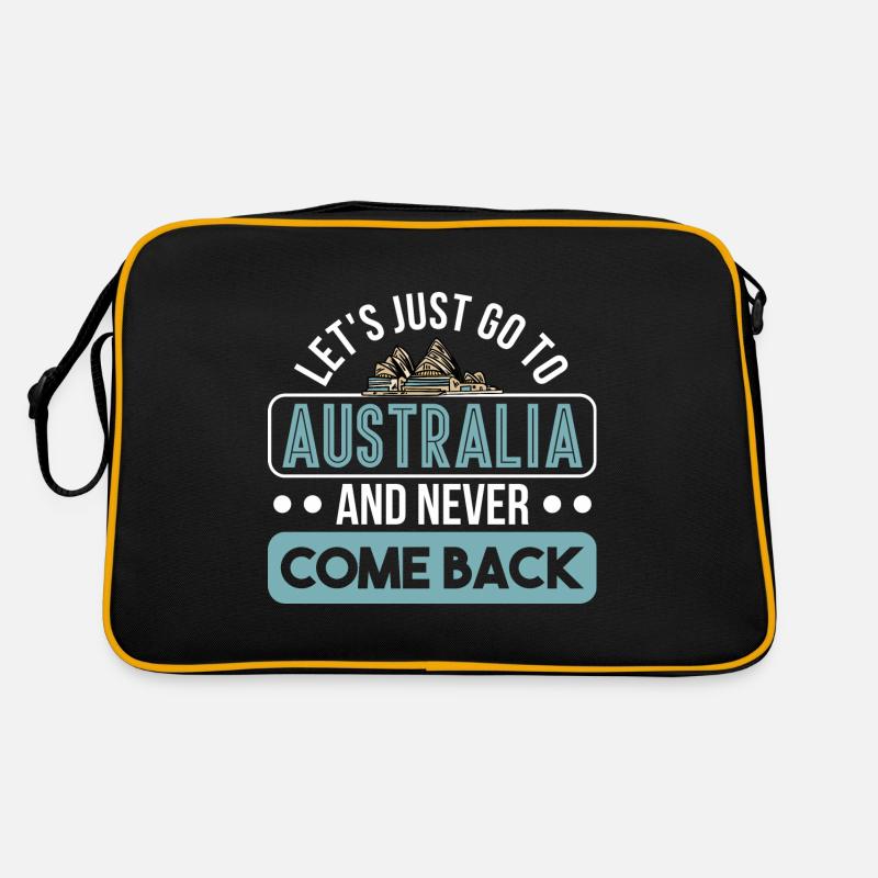 Australier Outback Australien Geschenk Retro Tasche