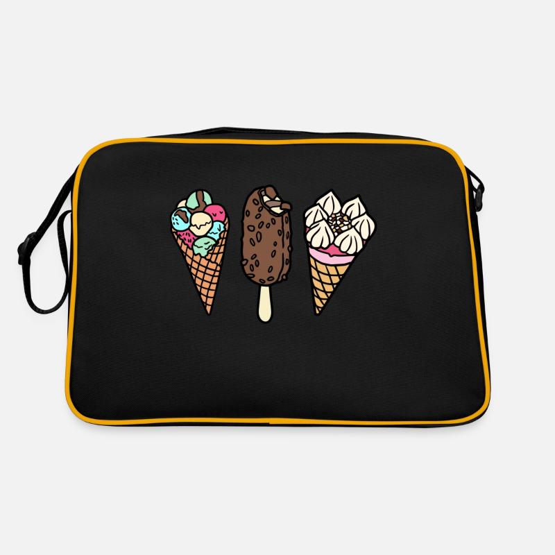 Eis Eisladen Eiscreme Sommer Urlaub Geschenk Ice Retro Tasche
