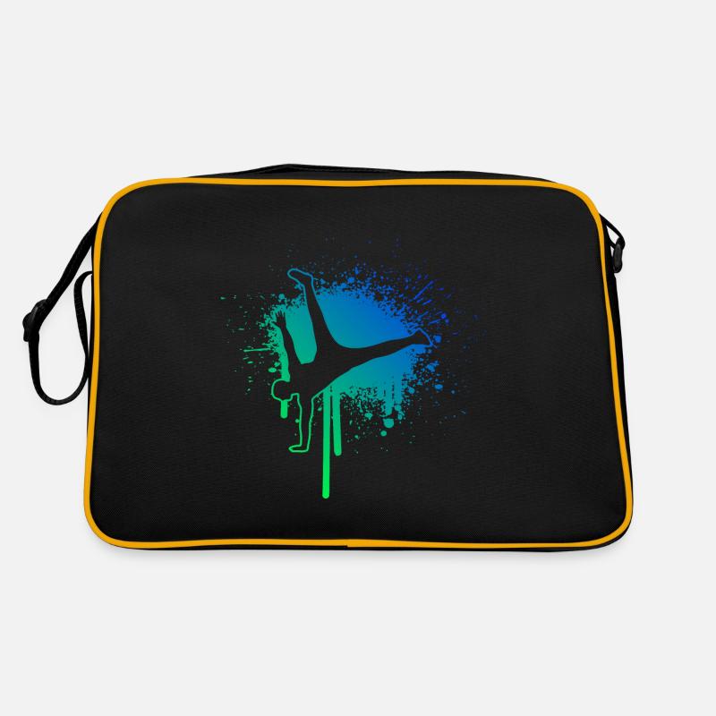 Herren Bboy Bgirl Breakdance Break Dance Retro Tasche