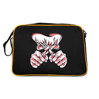 Yes, Chef Konditor Gift - Retro Bag - black/gold - Back