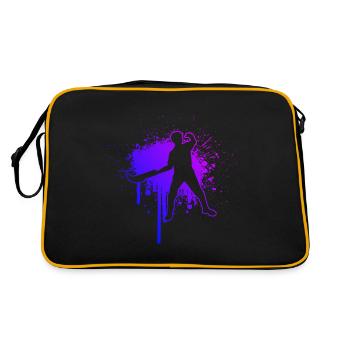 Pelote Basque Pelote Jai Alai Pelota vasca - Sac Retro - noir/or - Dos