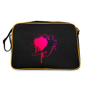 Handball Women's Handball Players Handball Games - Retro Bag - black/gold - Back