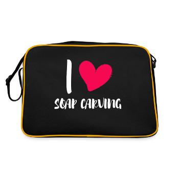 savon savon sculpteur savon sculpter savon savon naturel - Sac Retro - noir/or - Dos