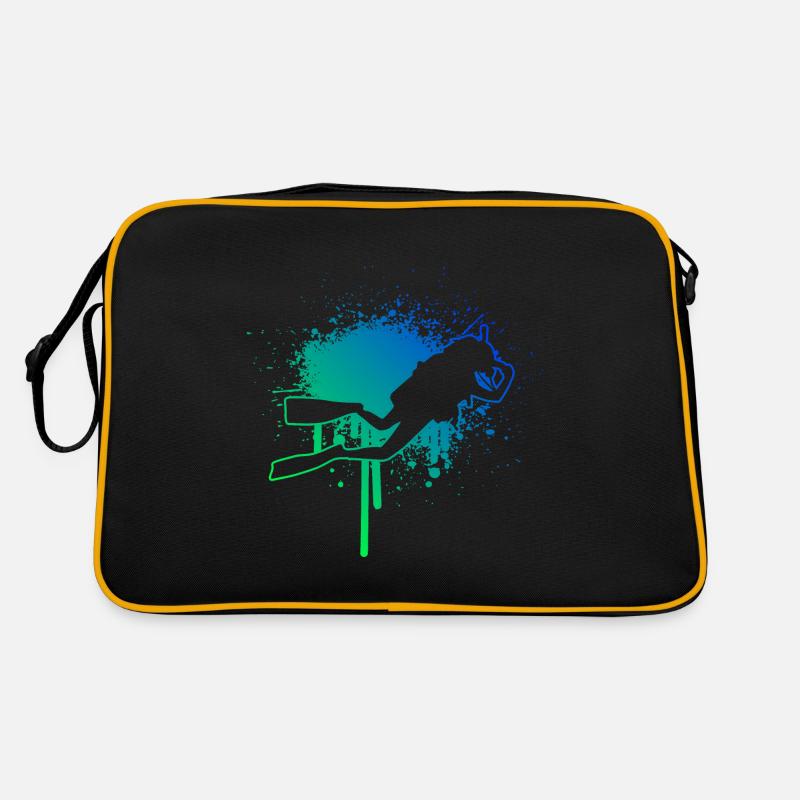 Plongeur Plongeur Sac Retro