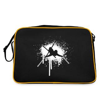 Men's Ski Freestyle Freestyle Ski Slopestyle - Retro Bag - black/gold - Back