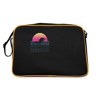 Scuba Diver Diving Femmes Scuba Divers - Sac Retro - noir/or - Dos