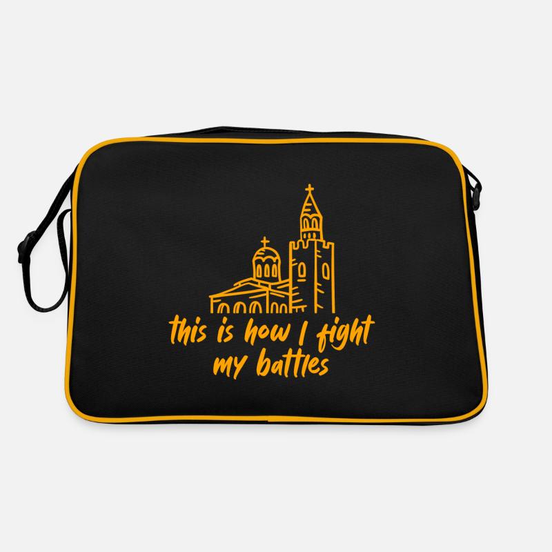 This Is How I Fight My Battles 4 Retro Tasche