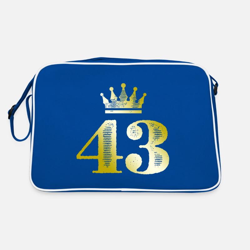 43 Number Crown Gold Retro Bag