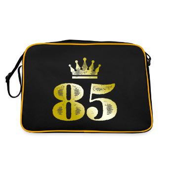 85 Numéro Couronne Or - Sac Retro - noir/or - Dos