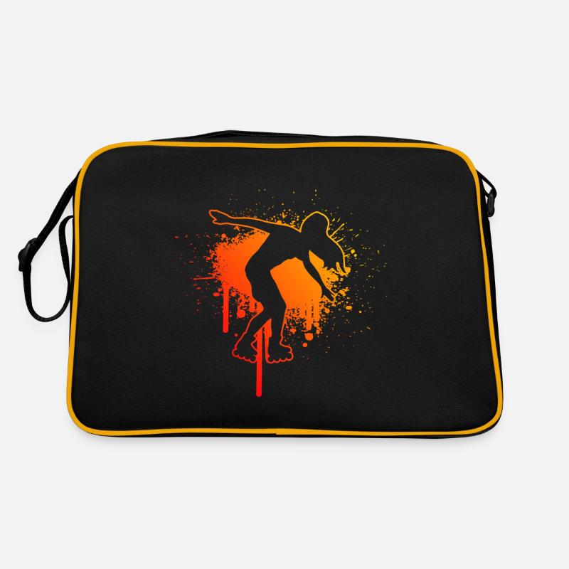 Roller Skates Roller Skating Rollerskate Retro Bag