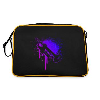 Trompettiste Trompettiste Femme Trompettiste - Sac Retro - noir/or - Dos