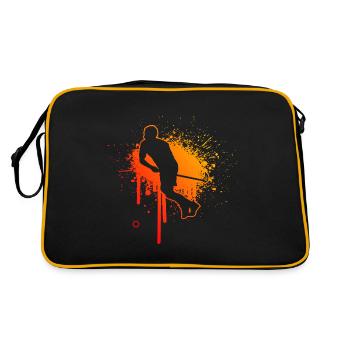 Salibandy Innebandy Floorball Hockey Unihockeyspie - Retro Bag - black/gold - Back